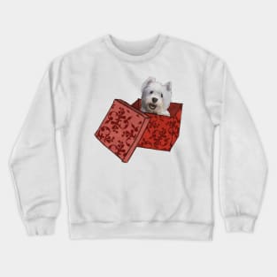 Christmas Westies Present Crewneck Sweatshirt